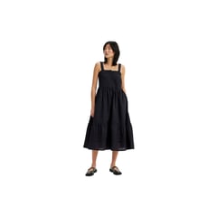 LEVIS - Vestido Mujer Mide Dress Negro