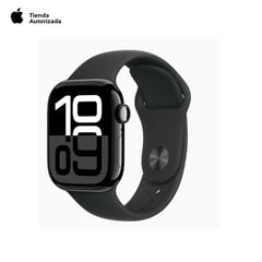 APPLE - Watch Series 10 46mm Gps Sport Band M/L - Black