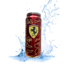 GENERICO - Ferrari Tomatodo Formula 1 Tracks F1 Lata Sainz Lecrerc Rojo 500ml