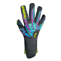 REUSCH - GUANTES ATTRAKT FUSION STRAPLESS BLACK SAFETY YELLOW