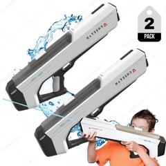 GUND - Pistola De Agua Eléctrica Para Niños y Adultos Pack X2