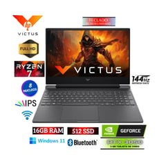 Laptop Victus Gaming 15-FB0125LA Ryzen7-5800H 16GB RAM 512GB SSD 15.6" FHD RTX3050-4GB WIN 11