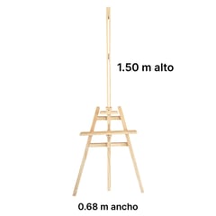 GENERICO - Caballete de madera para todo tipo de eventos 1.50m