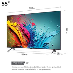 LG - Televisor 55 Qned 4k Thinq Ai 55qned80sra 2023