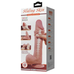 BAILE - Dildo Realista Piel Deslizante y Articulado 24cm Ø 5cm Consolador