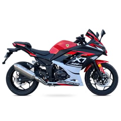 SSENDA - Moto Deportiva SS300-X7 EFI Negro Rojo