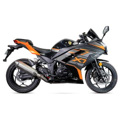 SSENDA - Moto Deportiva SS300-X7 EFI Negro Naranja