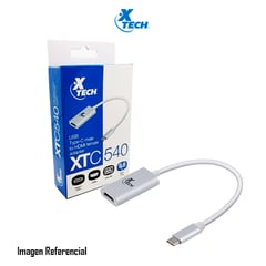 XTECH - ADAPTADOR USB-C A HDMI HEMBRA BLANCO PN XTC-540