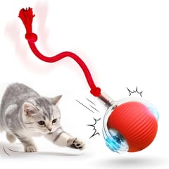 GENERICO - Pelota Interactiva para Gatos con Soga Juguete Inteligente