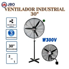 GENERICO - Ventilador Industrial 2 en 1 JBO W300V 30 Pulgadas