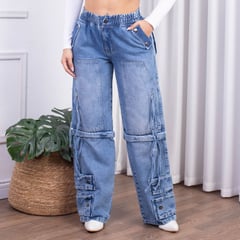 BENCUS JEANS - Baggy Jeans Mujer Moda