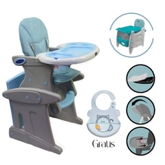 GENERICO - Silla Carpeta Comedor 3 en 1 para Bebes Baby Kits