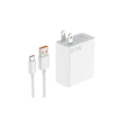 ADAPTIL - Cargador Original Xiaomi 67w - BLANCO