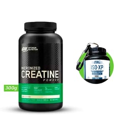 OPTIMUN NUTRITION - CREATINA MICRONIZADA POWER 300gr OPTIMUM NUTRITION + REGALOS