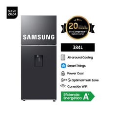 SAMSUNG - Refrigeradora Top Mount 384Lt RT38DG6730B1PE Negro