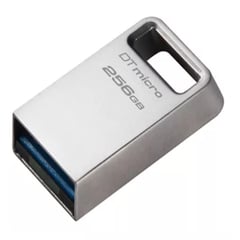 KINGSTON - MEMORIA USB 256GB 3.2 MICRO METAL ORIGINAL