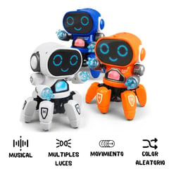 GENERICO - ROBOT MUSICAL BAILARIN CON LUCES ROBOT BOT PIONNER