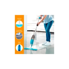 WELL BEING - Trapeador Rociador Giratorio SPRAY MOP