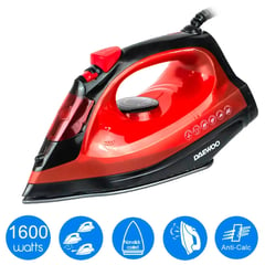 DAEWOO - PLANCHA ROJA SECO VAPOR SPRAY DSI-9252 1600W