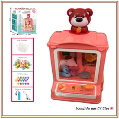 GENERICO - MINI MAQUINA EXPENDEDORA DE PELUCHES NIÑA