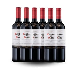 CASILLERO DEL DIABLO - PACK X 6 VINO CABERNET SAUVIGNON 375ml