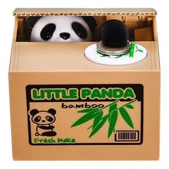 GENERICO - ALCANCIA PANDA ROBAMONEDAS CAJA FUERTE ORIGINAL