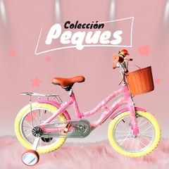 GENERICO - Bicicleta Color Rosado Aro 16