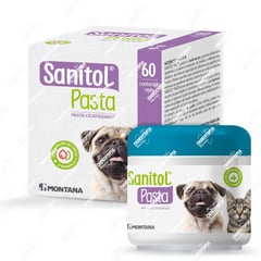 MONTANA - SANITOL PASTA CICATRIZANTE PERROS Y GATOS x 60 g