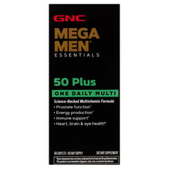 GNC - MEGA MEN 50 PLUS ONE DAILY MULTI 60 CAPSULAS