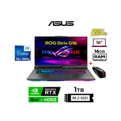 LAPTOP ROG STRIX G16 G614JU-N3080W I9 13VA 24 CORE 16GB 1TB SSD RTX 4050