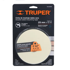 TRUPER - Cinta 1" X 10m Doble Contacto 11728