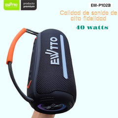 EWTTO - Parlante Portatil Recargable WTTO EW-P102B