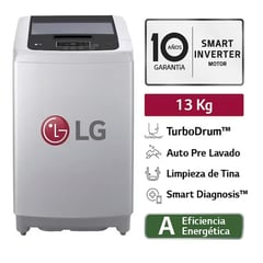 LG - Lavadora 13kg Smart Motion Inverter Carga Superior WT13DPBK