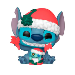 FUNKO - DISNEY STITCH ABRIENDO REGALO NAVIDEÑO 1522