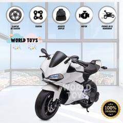 DUCATI - Moto a Batería para Niños «DUCATI DIAVEL» Licenced White