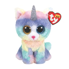 TY - PELUCHE BEANIE BOOS HEATHER GATO UNICORNIO REGULAR 36250