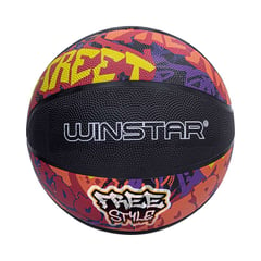 WINSTAR - PELOTAS PARA BÁSQUET TALLA 7 FREE STYLE NARANJA