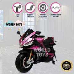 APRIL - Moto a Batería para Niños «YAMAHA» Licenced Pink