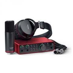 FOCUSRITE - Scarlett 2i2 Studio - 4th Generation Recording Bundle