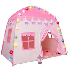 GENERICO - Casa casita Carpa para niñas de Tela Lona Castillo Princesa