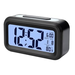 A BRAND - Reloj Digital Led Inalambrico Pared Vision Nocturna Noche negro