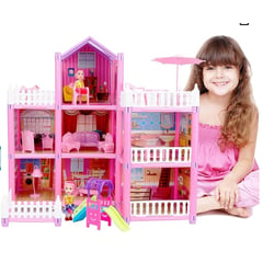 GENERICO - Casa De Muñecas Castillo Armable 162 Pcs Juguete Infantil