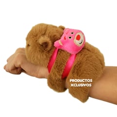 XCLUSIVE - BRAZALETE PELUCHE CAPIBARA MOCHILA KAWAI PULSERA LOTSO