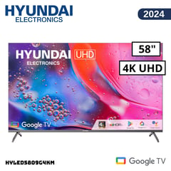 HYUNDAI - TELEVISOR 58 SMART TV GOOGLE TV 4K UHD LED - HYLED5809G4KM