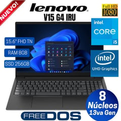 LENOVO - V15 G4 IRU I5 DE 13VA 8GB RAM 256GB SSD 15.6" FREE