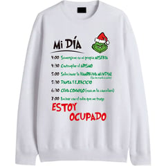 NACIONAL - Polera Blanca Cuello Redondo Grinch