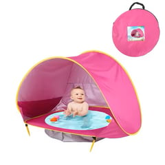 GENERICO - CARPA PARA BEBES CON PISCINA - FUCSIA