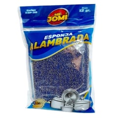 GENERICO - Esponja Alambrada Lavavajillas Para Ollas Azul 17cm