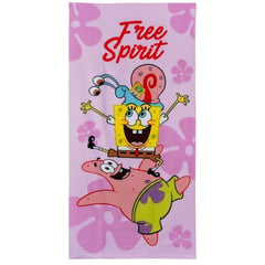 BOB ESPONJA - TOALLA DE MICROFIBRA PARA BAÑO-PLAYA - 140X70 CM -