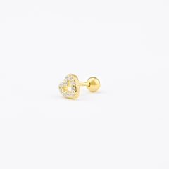 NATHALIE BIRD - PIERCING CORAZON CALADO 5MM GOLD